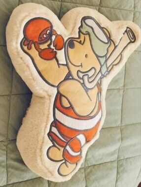Zara Home Kids Disney Winnie the Pooh Beach Snorkel Plush Shaped Pillow